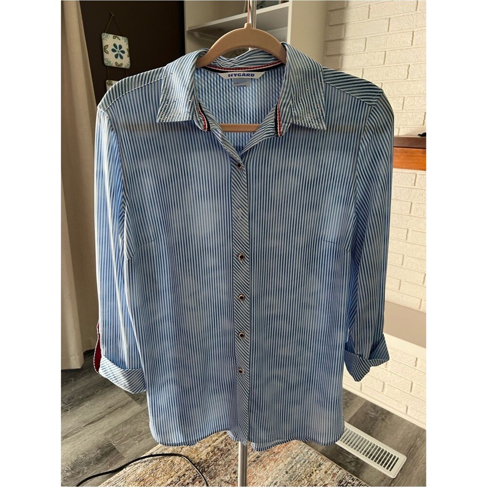 Peter Nygared Striped Button-Up Shirt
